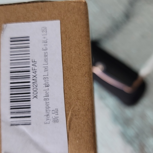 EyeKeeper Fashion Readers Half Rim Readers Gold +1.25 NWT X002MX4FAF - Picture 4 of 4